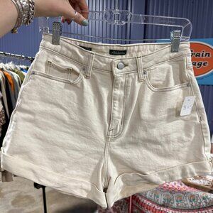 Wild Fable High-Rise Cream Denim Shorts – Size 6
